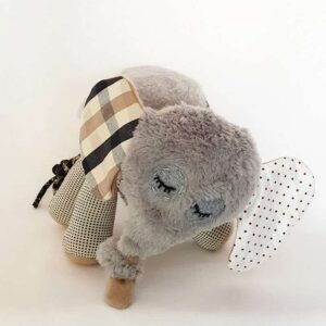 Handmade soft toy - Elli the elephant
