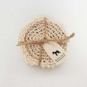Environmentally friendly face scrubbies