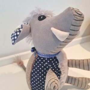 Handmade soft toy - Otis the warthog