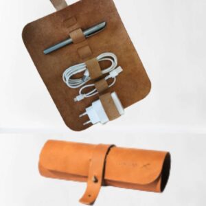 Cord/utilities leather roll up