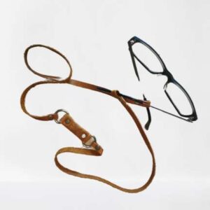 Leather spectacles strap