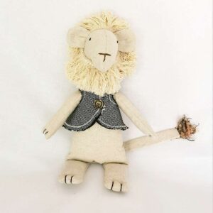 Handmade soft toy (Lewis the lion)