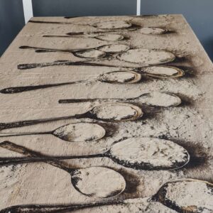 Couture Tablecloth - Dancing spoons