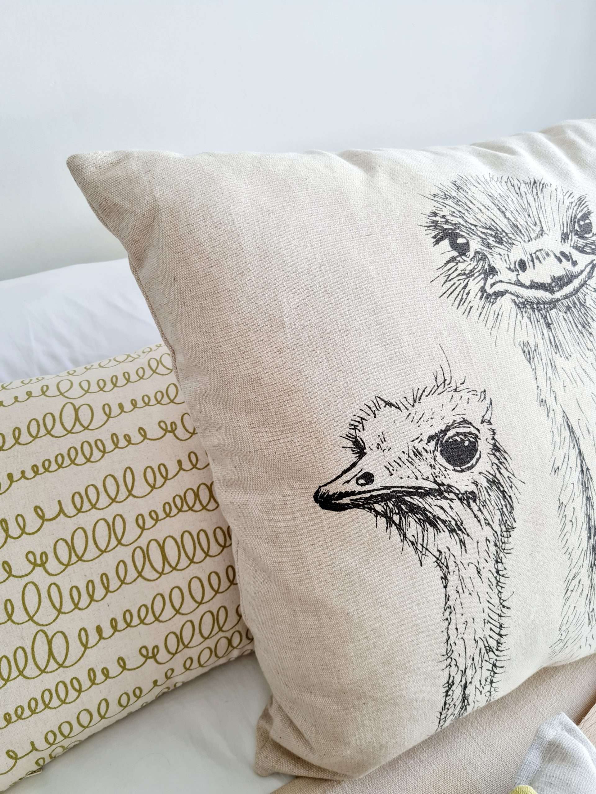 Scatter cushion - Ostriches Scatter cushion - Ostriches - Image 2