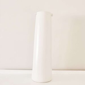 Minimalistic tall ceramic planter
