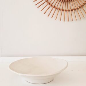 Handshaped ceramic bowl
