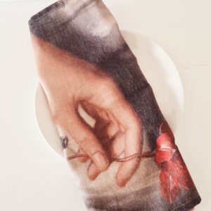 Courture serviette - set of 4 GIVING HANDS