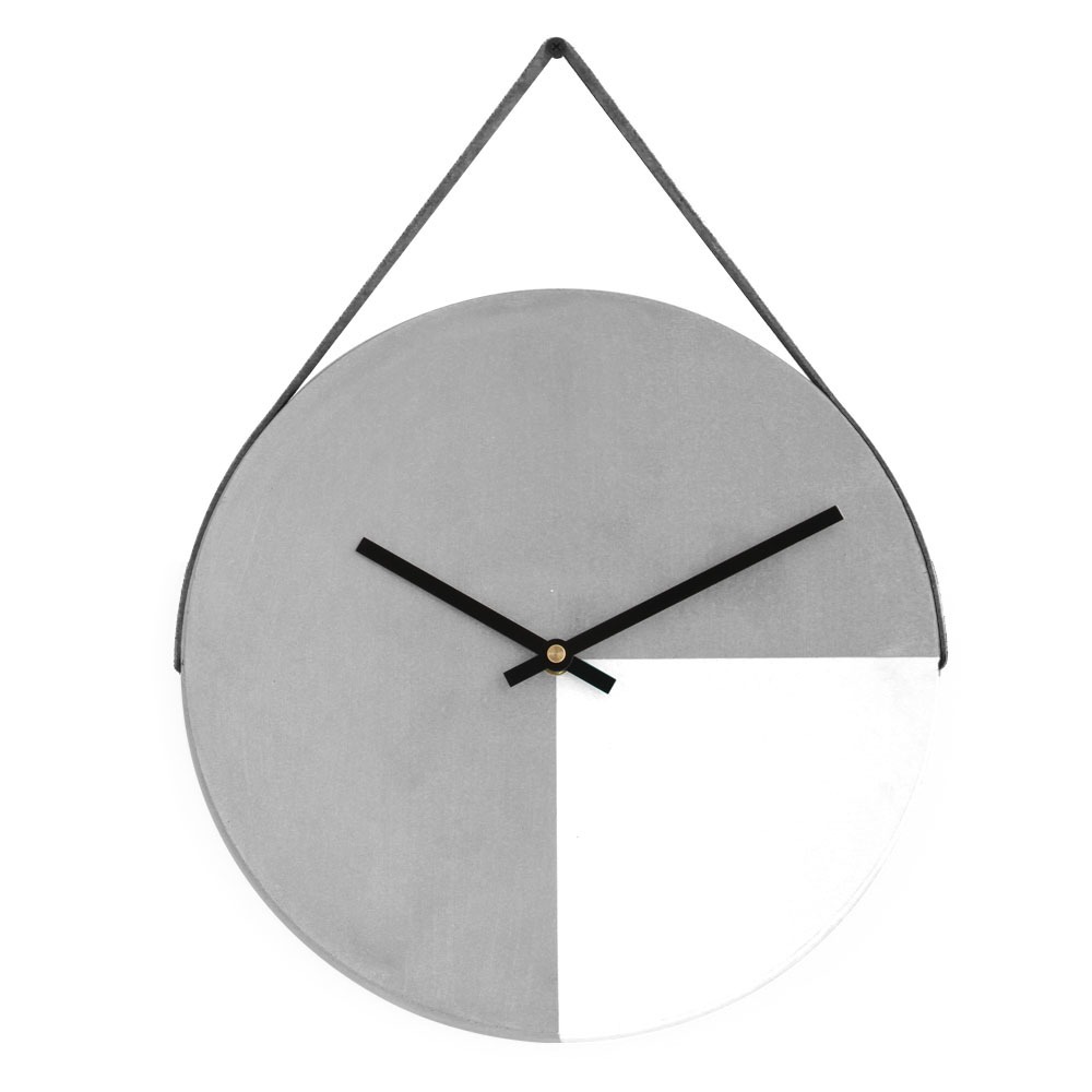 HANDCRAFTED CEMENT WALL CLOCK- VARIOUS COLOURS HANDCRAFTED CEMENT WALL CLOCK- VARIOUS COLOURS - Image 4