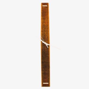 Curved barrel wall clock