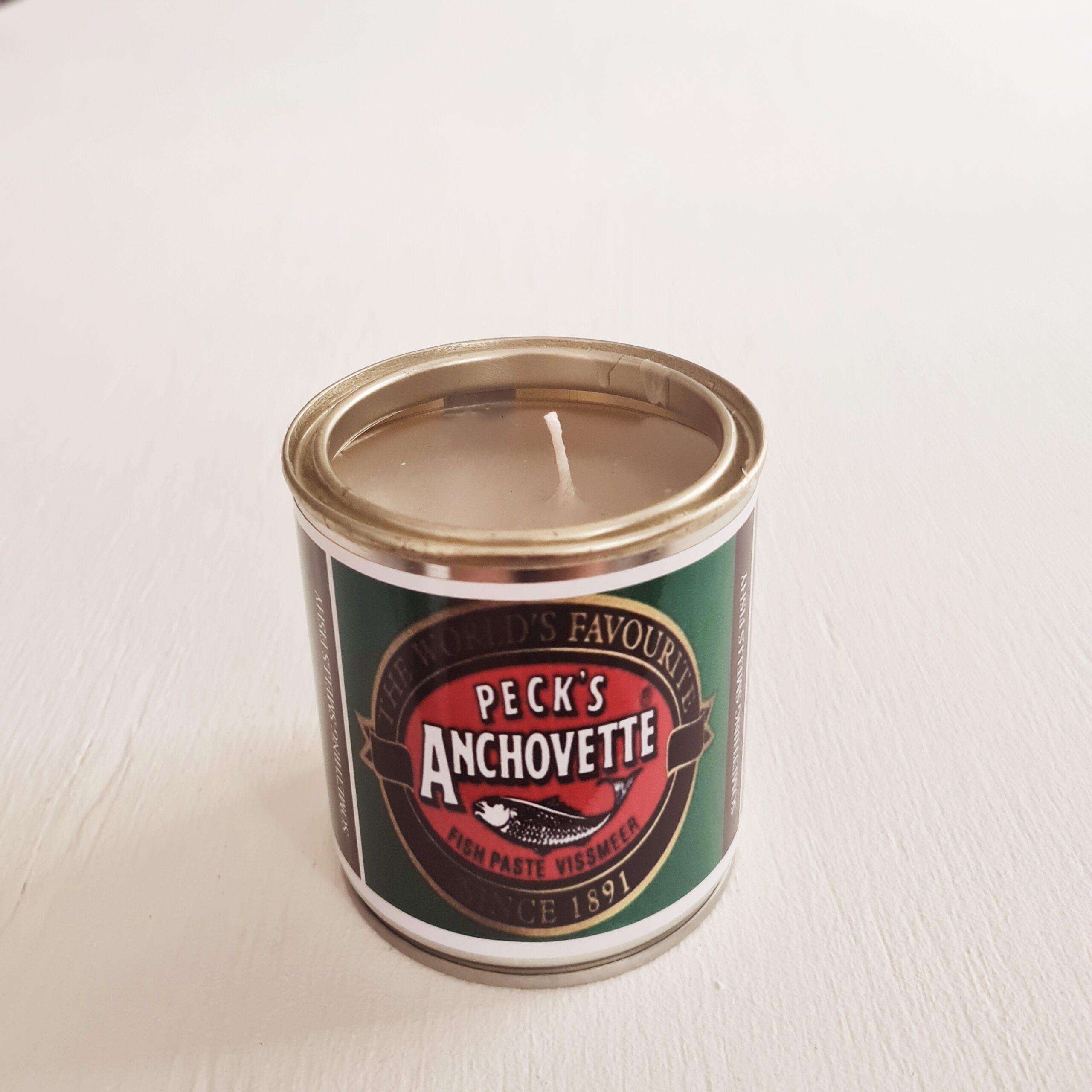 FUNKY TRADITIONAL SOUTH AFRICAN CANDLE - Peck's Anchovette FUNKY TRADITIONAL SOUTH AFRICAN CANDLE - Peck's Anchovette