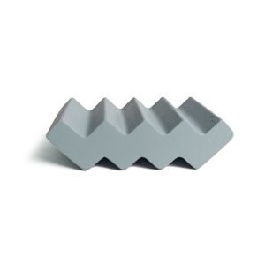 Handmade cement ricrac soap dish