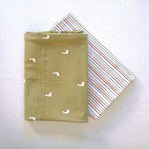 Ducks & stripes swaddle blanket set