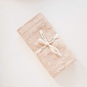 DAISY BABY SWADDLE BLANKET NEUTRAL