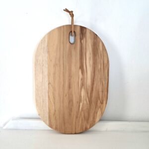 African teak oval serving/chopping board