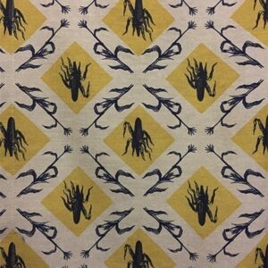 Mielie screen printed fabric - per metre
