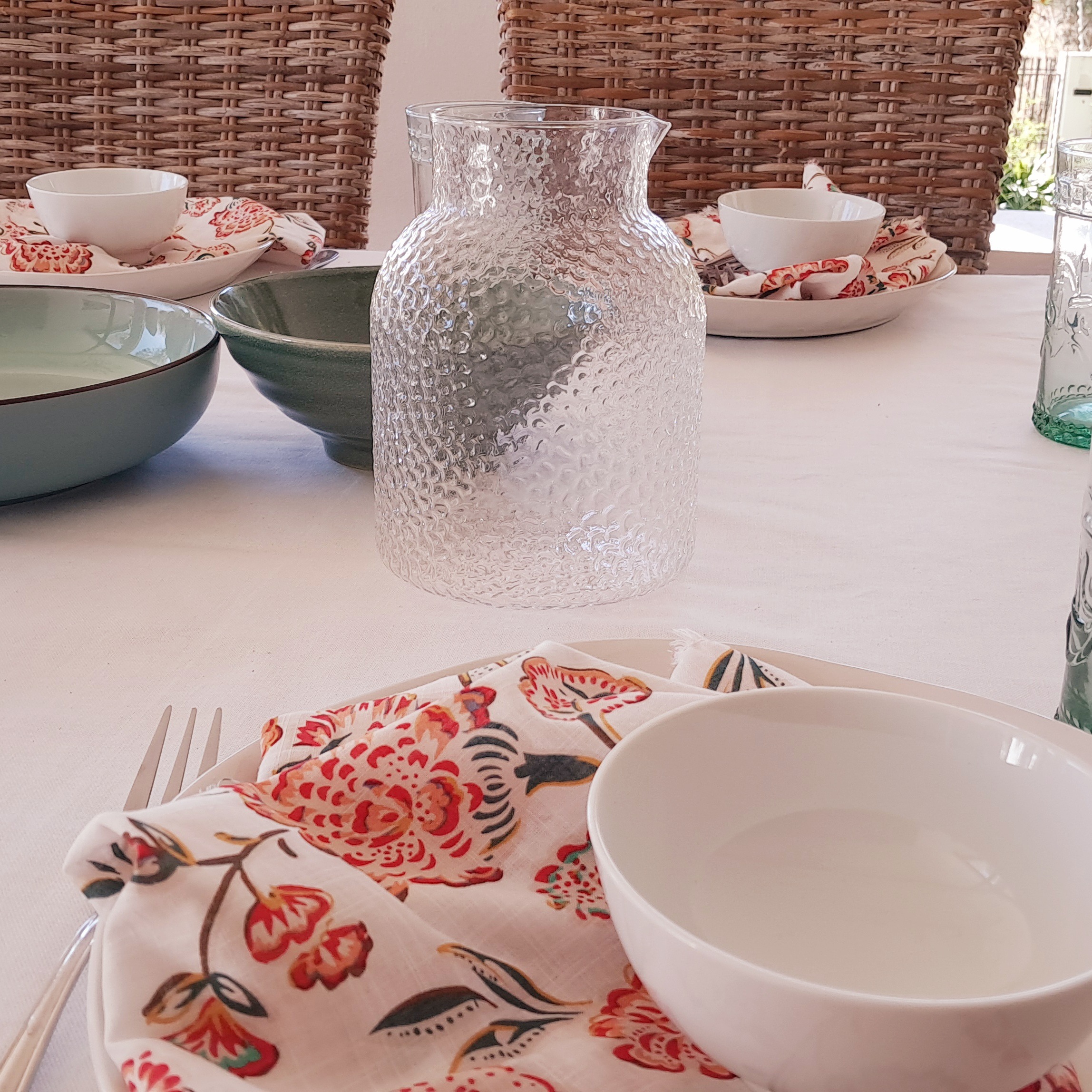 Cotton serviettes - alfresco bright floral Cotton serviettes - alfresco bright floral - Image 8