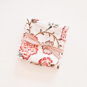 Cotton serviettes - alfresco bright floral